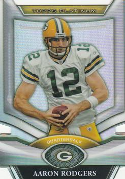 2011 Topps Platinum - Die Cuts #PDC-AR Aaron Rodgers Front