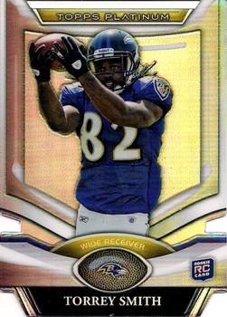 2011 Topps Platinum - Die Cuts #PDC-TS Torrey Smith Front