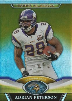 2011 Topps Platinum - Gold #10 Adrian Peterson  Front