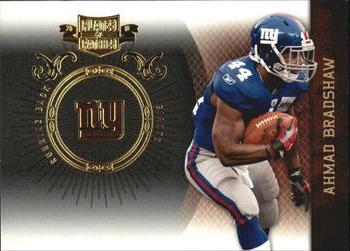 2010 Panini Plates & Patches - Gold #63 Ahmad Bradshaw  Front