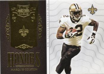 2010 Panini Plates & Patches - Honors #5 Marques Colston  Front