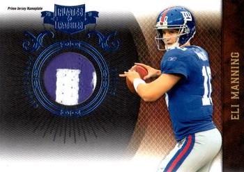 2010 Panini Plates & Patches - Jerseys Prime Nameplate #64 Eli Manning Front