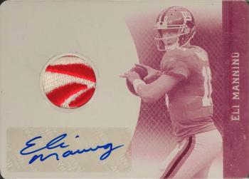 2010 Panini Plates & Patches - Printing Plates Magenta #64 Eli Manning Front