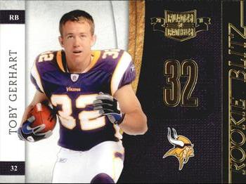 2010 Panini Plates & Patches - Rookie Blitz #6 Toby Gerhart  Front