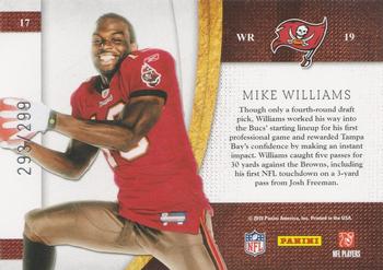 2010 Panini Plates & Patches - Rookie Blitz #17 Mike Williams  Back