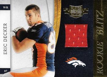 2010 Panini Plates & Patches - Rookie Blitz Materials #4 Eric Decker  Front
