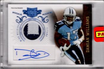 2010 Panini Plates & Patches - Rookie Prime Signatures Nameplate #208 Damian Williams  Front