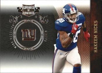 2010 Panini Plates & Patches - Silver #65 Hakeem Nicks  Front
