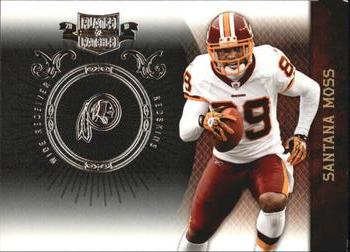 2010 Panini Plates & Patches - Silver #100 Santana Moss  Front