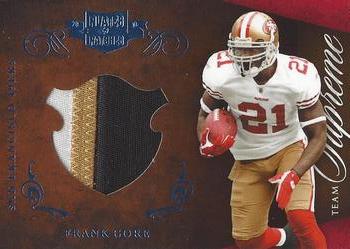 2010 Panini Plates & Patches - Team Supreme Materials #25 Frank Gore Front