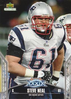 2005 Upper Deck Collectibles Super Bowl XXXIX Champions #26 Steve Neal Front