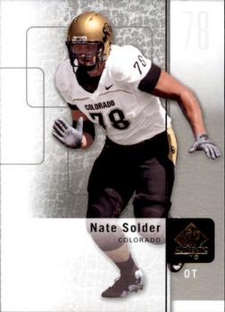 2011 SP Authentic #22 Nate Solder Front