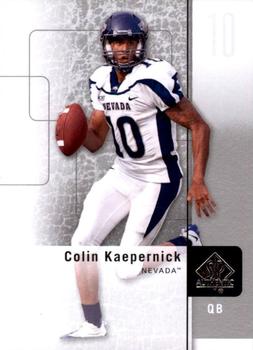 2011 SP Authentic #72 Colin Kaepernick Front
