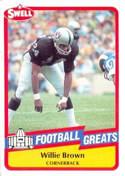 1989 Swell Greats #126 Willie Brown Front