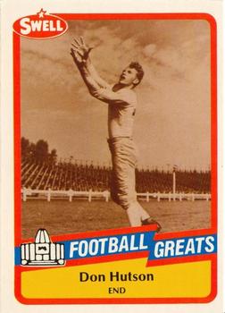 1989 Swell Greats #10 Don Hutson Front