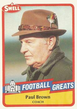 1989 Swell Greats #69 Paul Brown Front