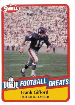 1989 Swell Greats #77 Frank Gifford Front
