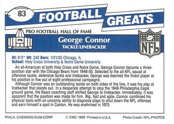 1989 Swell Greats #83 George Connor Back
