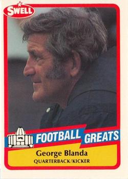 1989 Swell Greats #114 George Blanda Front