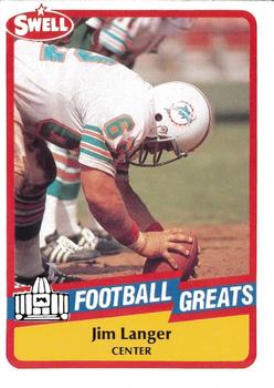 1989 Swell Greats #140 Jim Langer Front