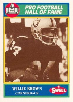 1990 Swell Greats #126 Willie Brown Front