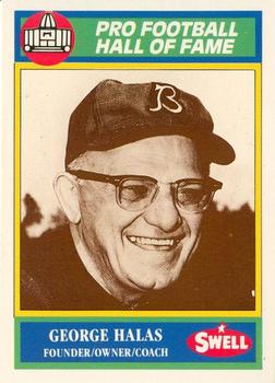1990 Swell Greats #9 George Halas Front