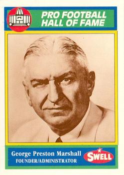 1990 Swell Greats #13 George Preston Marshall Front