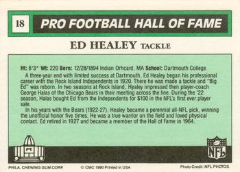 1990 Swell Greats #18 Ed Healey Back