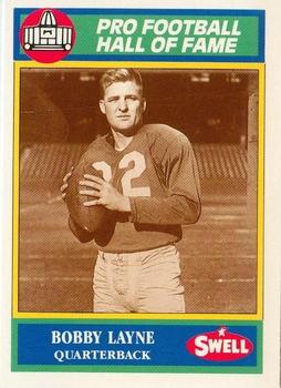 1990 Swell Greats #68 Bobby Layne Front