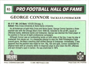 1990 Swell Greats #83 George Connor Back