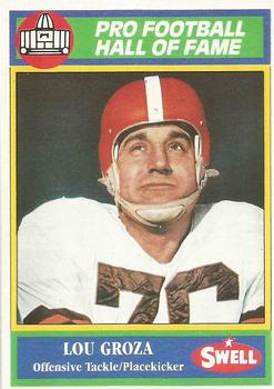 1990 Swell Greats #86 Lou Groza Front