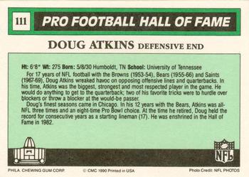 1990 Swell Greats #111 Doug Atkins Back
