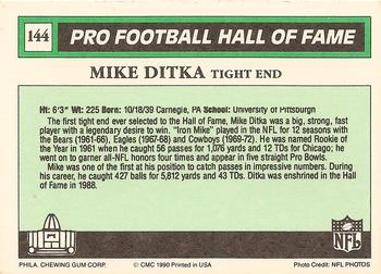1990 Swell Greats #144 Mike Ditka Back