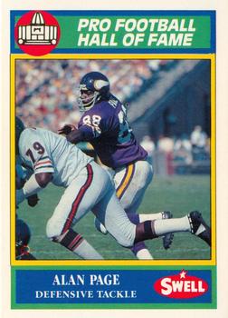 1990 Swell Greats #145 Alan Page Front
