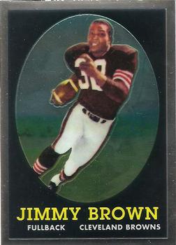 2010 Topps Chrome - Anniversary Reprints #62 Jim Brown  Front