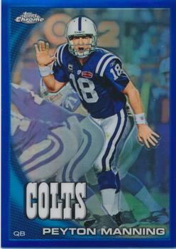 2010 Topps Chrome - Blue Refractors #C50 Peyton Manning  Front