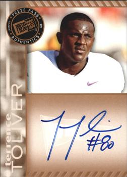 2011 Press Pass - Autographs Bronze #PPS-TT2 Terrence Toliver Front