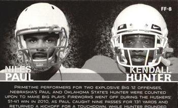 2011 Press Pass - Face to Face #FF-8 Niles Paul / Kendall Hunter Back