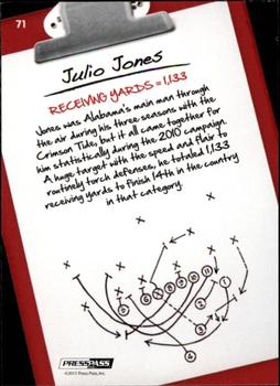 2011 Press Pass - Reflectors Blue #71 Julio Jones Back