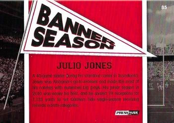 2011 Press Pass - Reflectors Blue #85 Julio Jones Back