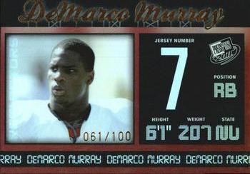 2011 Press Pass - Reflectors Gold #33 DeMarco Murray Front