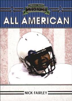 2011 Press Pass Legends - All Americans #AA4 Nick Fairley Front