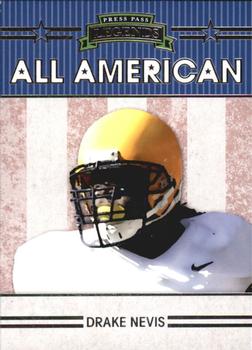 2011 Press Pass Legends - All Americans #AA9 Drake Nevis Front