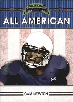 2011 Press Pass Legends - All Americans #AA10 Cam Newton Front