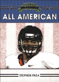 2011 Press Pass Legends - All Americans #AA11 Stephen Paea Front