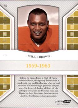 2011 Press Pass Legends - Gold #75 Willie Brown Back