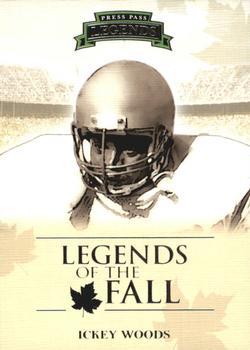 2011 Press Pass Legends - Legends of the Fall #LOF-2 Ickey Woods Front