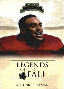2011 Press Pass Legends - Legends of the Fall #LOF-3 Antonio Freeman Front