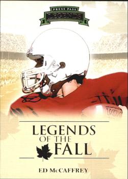 2011 Press Pass Legends - Legends of the Fall #LOF-7 Ed McCaffrey Front