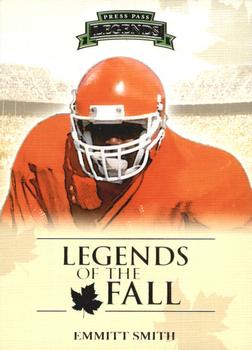 2011 Press Pass Legends - Legends of the Fall #LOF-8 Emmitt Smith Front